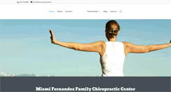 Desktop Screenshot of miamifloridachiropractor.com